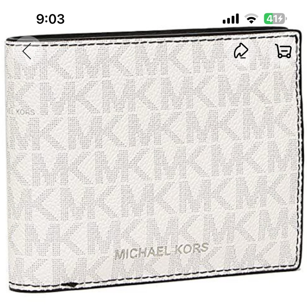 Michael Kors White Wallet for Men